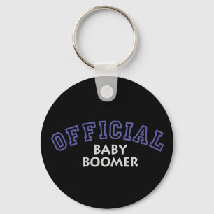 Offical Baby Boomer - Blue Keychain