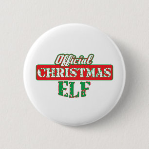 Offical Christmas Elf - Santa's Helper 2 Inch Round Button