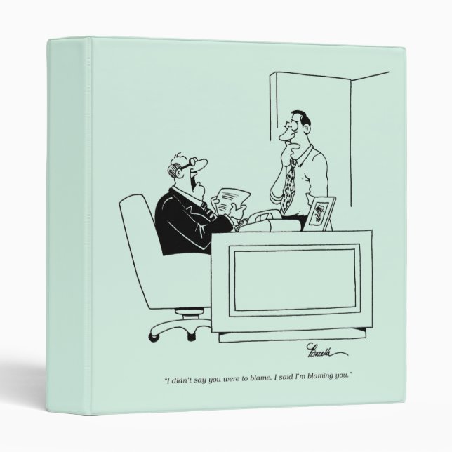 Office Blame Binder (Front/Spine)
