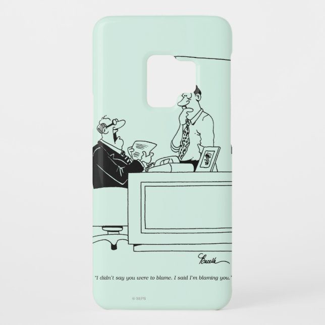 Office Blame Case-Mate Samsung Galaxy Case (Back)