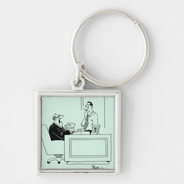 Office Blame Keychain (Front)