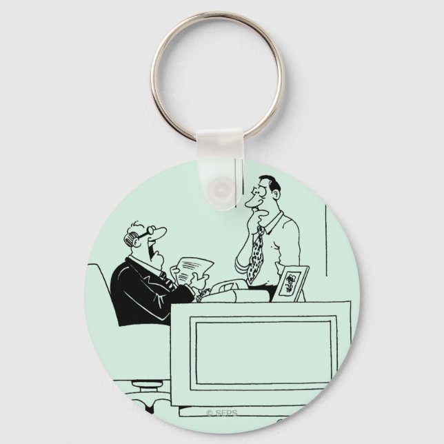 Office Blame Keychain (Front)