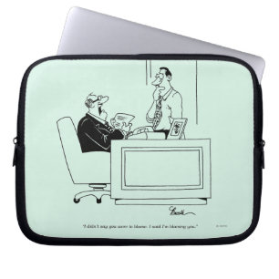 Office Blame Laptop Sleeve