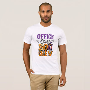 Office Boo Crew Halloween Team Spirit Poste T-Shirt