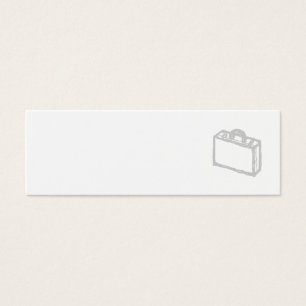 Office Briefcase or Travellers Suitcase. Sketch.