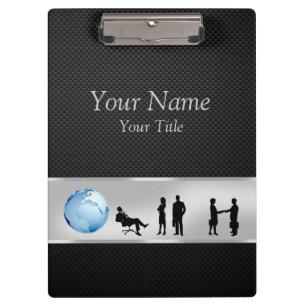 Office Business People World Globe - Clipboard