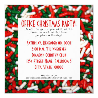 office holiday party invitation