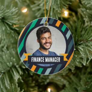 Office Christmas Tree - Finance Manager Ceramic Ornament