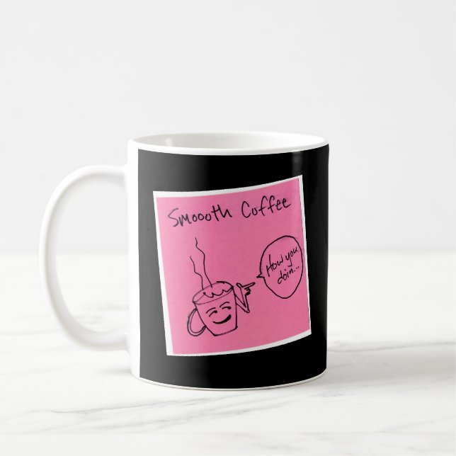 Office Coffee Notes - Smoooth Coffee Mug (Left)