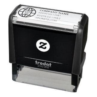 OFFICE COMPANY LOGO SELF-INKING STAMP