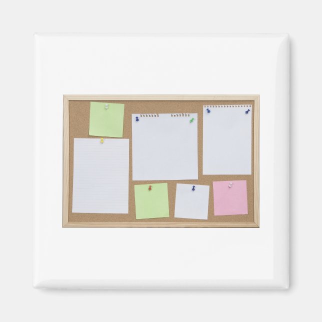 office cork board magnet (Front)