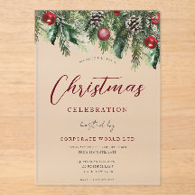 Office Corporate Christmas Party Celebration