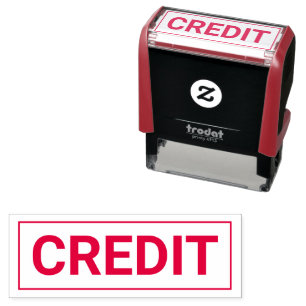 Office CREDIT Self-Inking Stamp