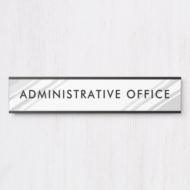 Office d'administration de plaque professionnelle  (Devant)