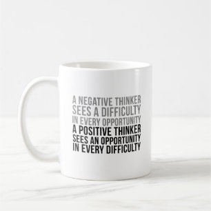 Office Decor Ideas A Positive Thinker Coffee Mug