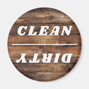 Office Dishwasher Notices Clean & Dirty Magnet