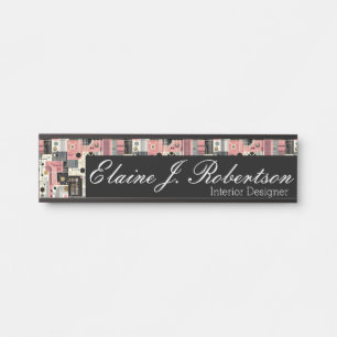 Office Door Sign Signs - Mid Century Modern