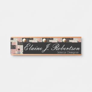 Office Door Sign Signs - Mid Century Modern