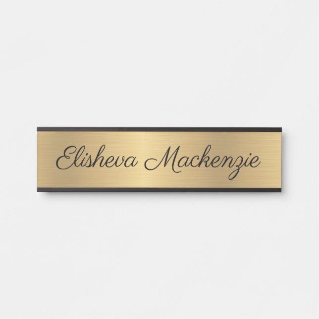Office Door Signs Simple Corporate Gift Gifts Sign (Front)