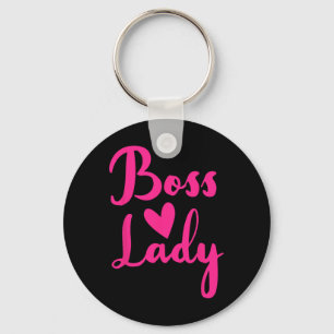 Office Employee Bosses Day Female Boss Ceo Manager Keychain
