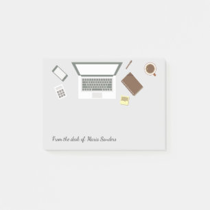 Office From The Desk Of Accountant Post-it Notes