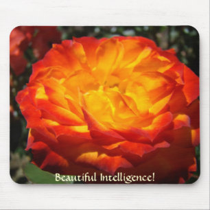 OFFICE gifts Beautiful Intelligence Rose mousepad