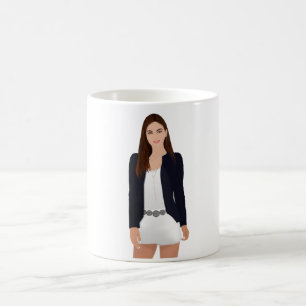 Office Girl Coffee Mug