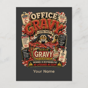 Office Graveyard Personalized Funny Office T-Shirt Postcard