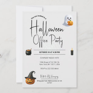 Office Halloween Invitations & Invitation Template