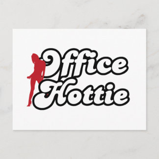 office hottie postcard