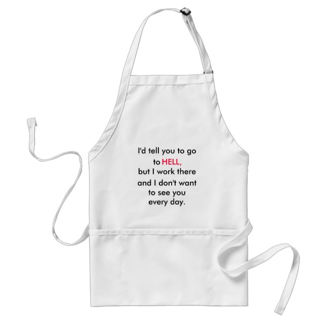 office  humour apron (Front)
