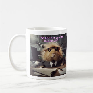 Office Humour Guinea Pig Horrors Persist Coffee Cu Mug