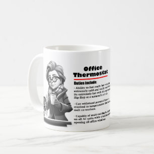 Office Humour Office Thermostat Coffee Mug