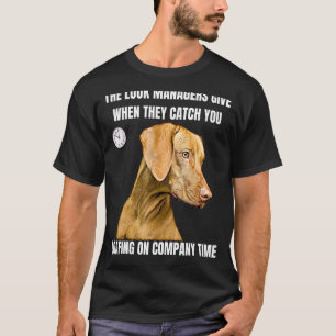 Office Humour Social Loafing Job Employee Dog Man T-Shirt