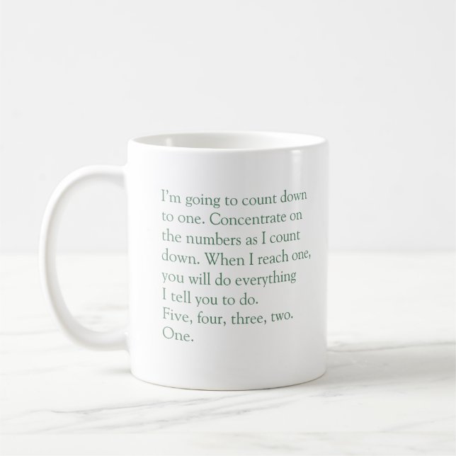 Office Hypnosis mug (Left)