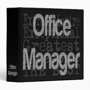 Office Manager Extraordinaire 3 Ring Binder