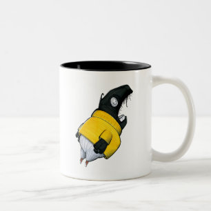 Office Monster 4 Two-Tone Coffee Mug