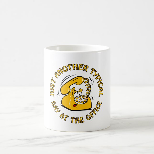 Office mug - choose style & colour, customize (Center)