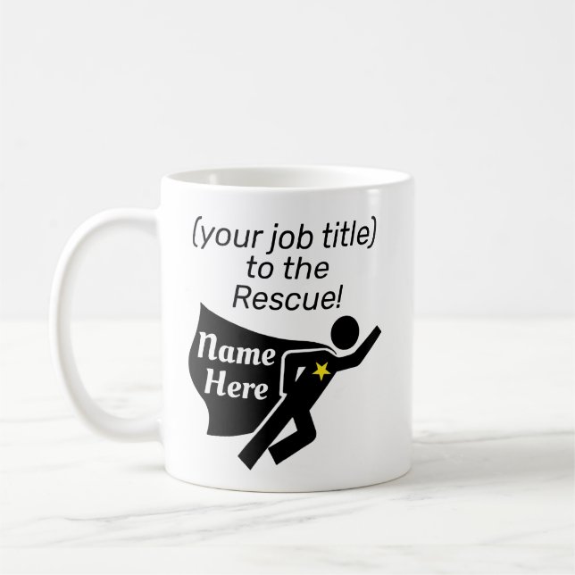 Office Mug Superhero  (Left)