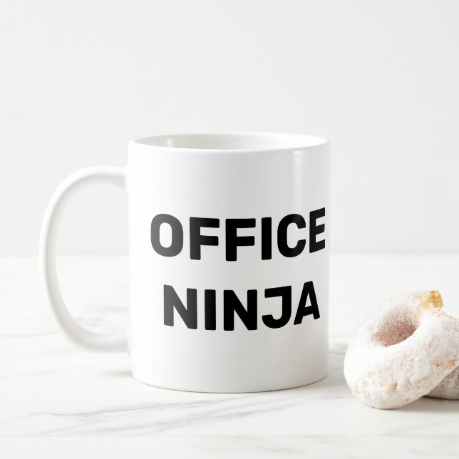 Office Ninja Administrative Appreciation Coffee Mug (With Donut)