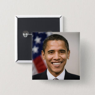 Office of the President Elect Barack Obama 2 Inch Square Button