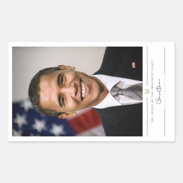 Office of the President Elect Barack Obama Sticker (Front)