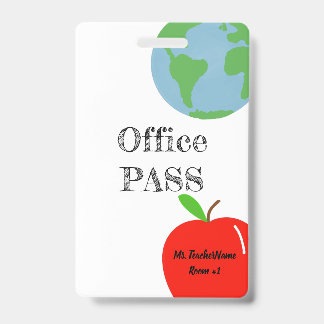 Office Pass Badge