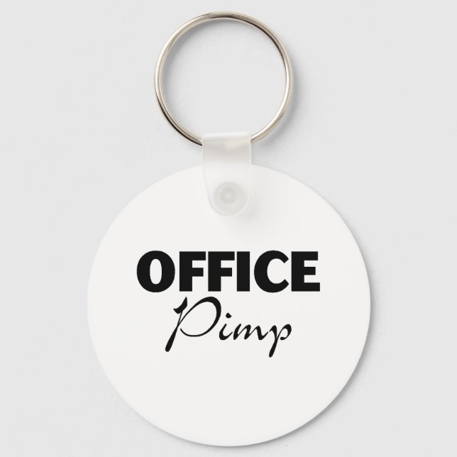 Office Pimp Keychain (Front)