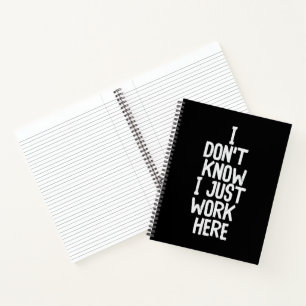 Office Quote Funny Notebook