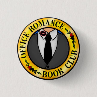 Office Romance Book Club Badge 1 Inch Round Button