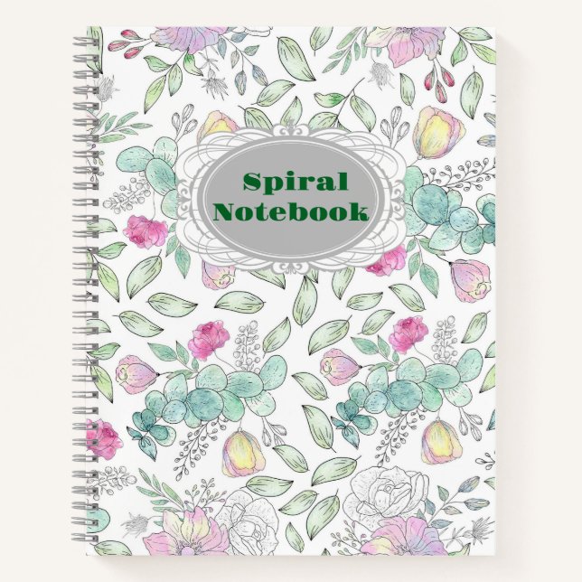 Office & School Essentials Spiral Notebook         (Front)