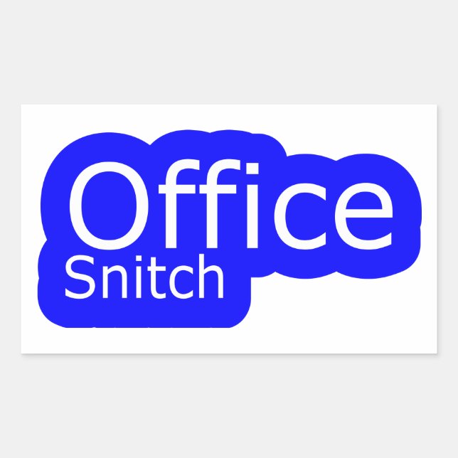 Office Snitch | Office Humour |  Sticker (Front)