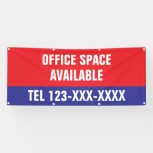 Office Space Available Custom Commercial Banner