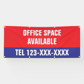 Office Space Available Custom Commercial Banner